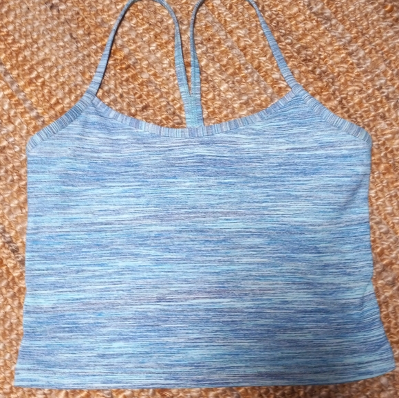 Lululemon Power Y Tank Bold Blue Yellow Green Space Dye / 8 - Picture 2 of 7